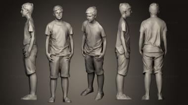 Figurines of people Martin 3d model